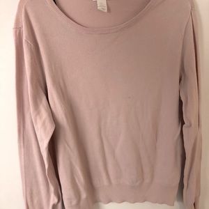 H & M pink sweater